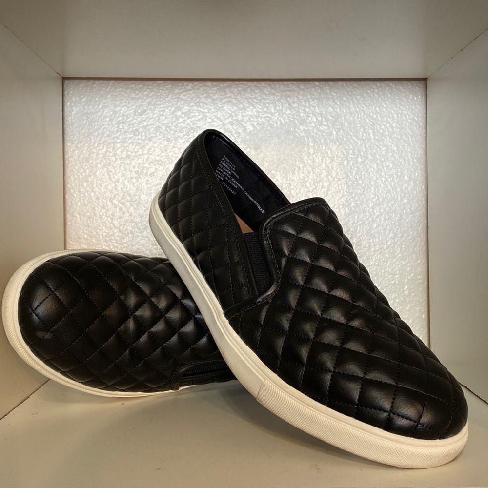 Torrid Black Quilted Slip On Sneaker Comfy Casual Shoes